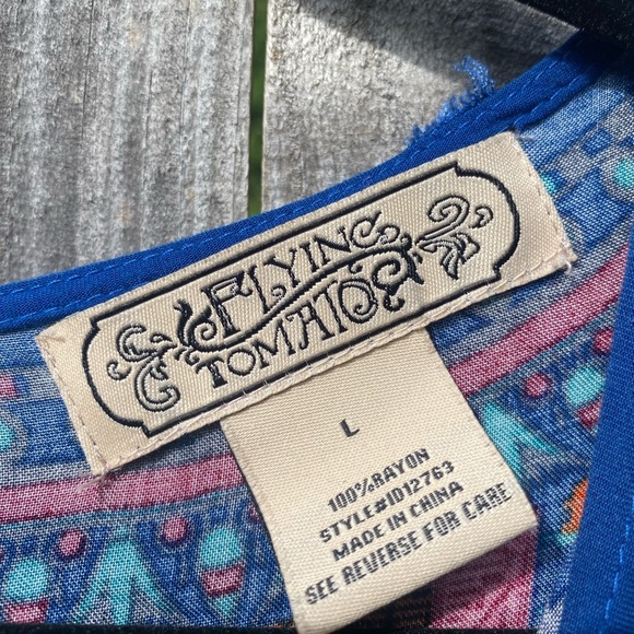 Flying Tomato Colorful Bohemian Style Dress - Picture 2 of 5